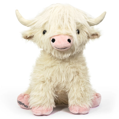 Jumbo White Highland Cow SnugglePal