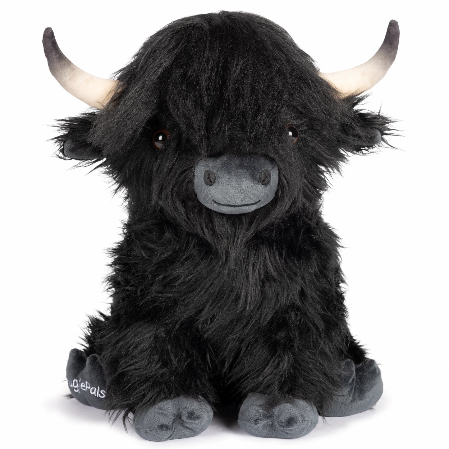 Jumbo Black Highland Cow SnugglePal