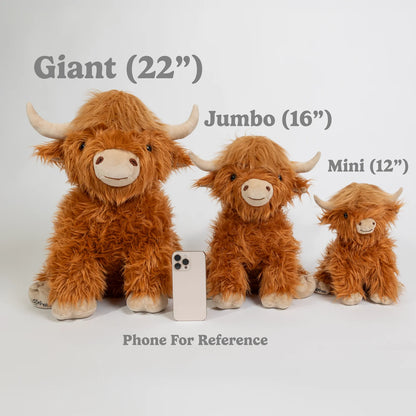Jumbo Highland Cow SnugglePal