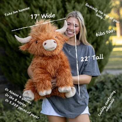 Giant Highland Cow SnugglePal