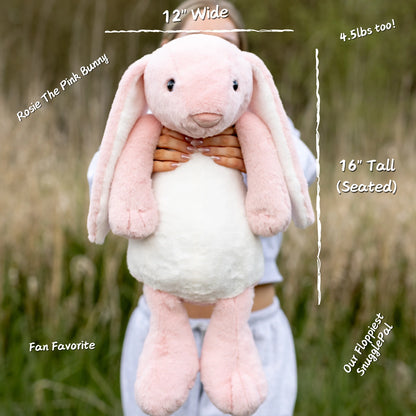 Jumbo Pink Bunny SnugglePal