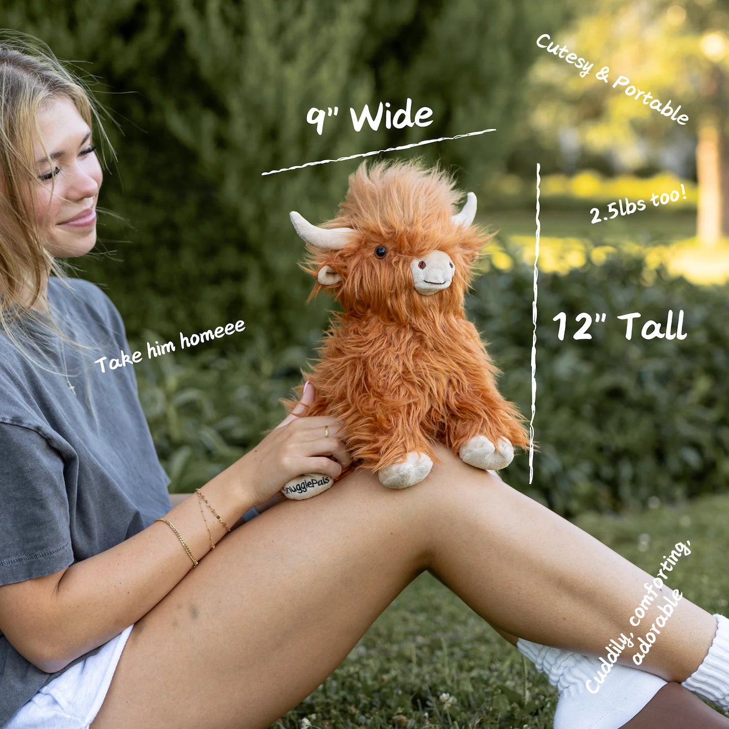 Mini Highland Cow SnugglePal