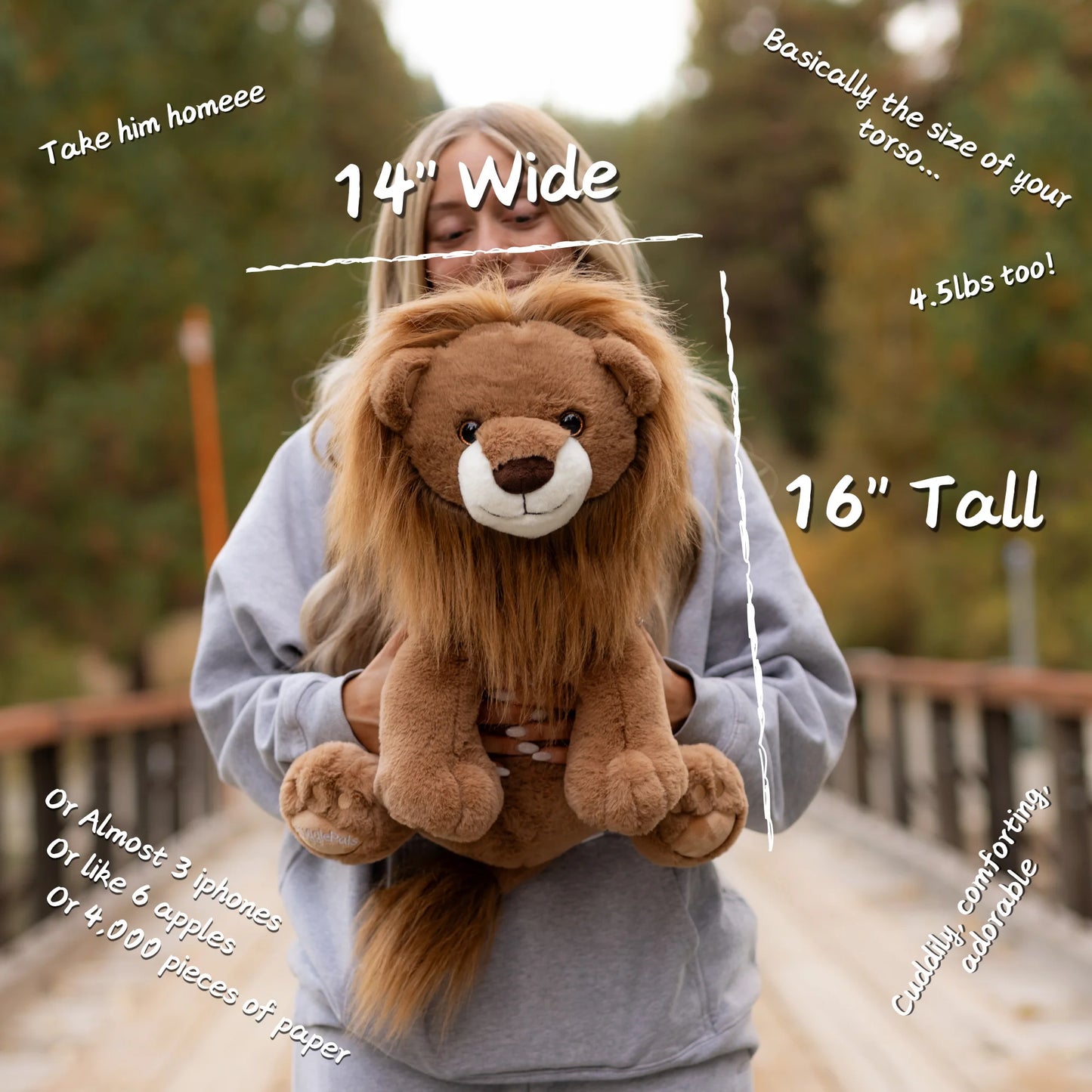 Jumbo Lion SnugglePal