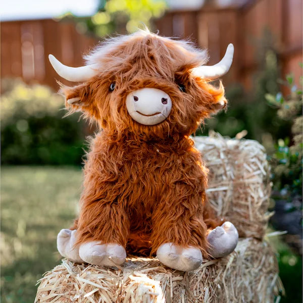 Baby highland cow stuffed animal on sale