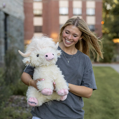 White Highland Cow SnugglePal