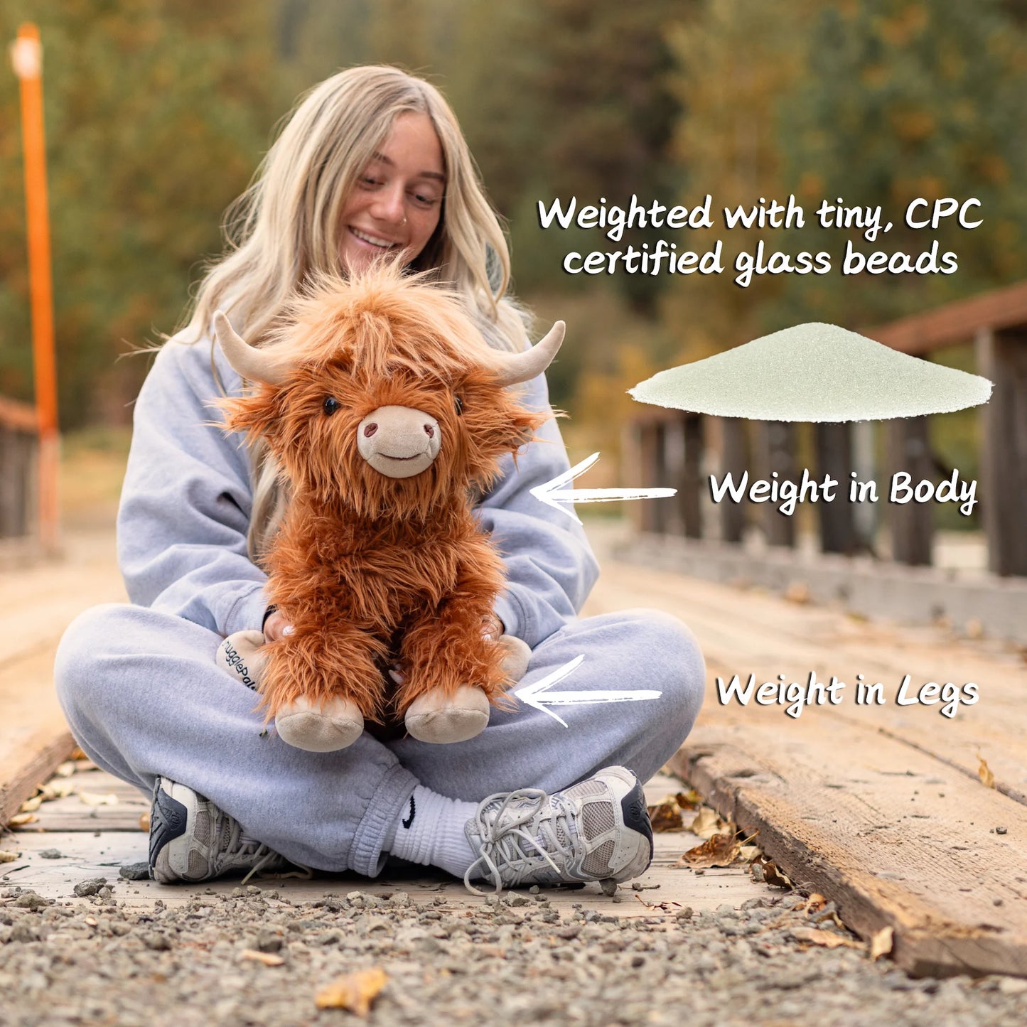 Jumbo Highland Cow SnugglePal