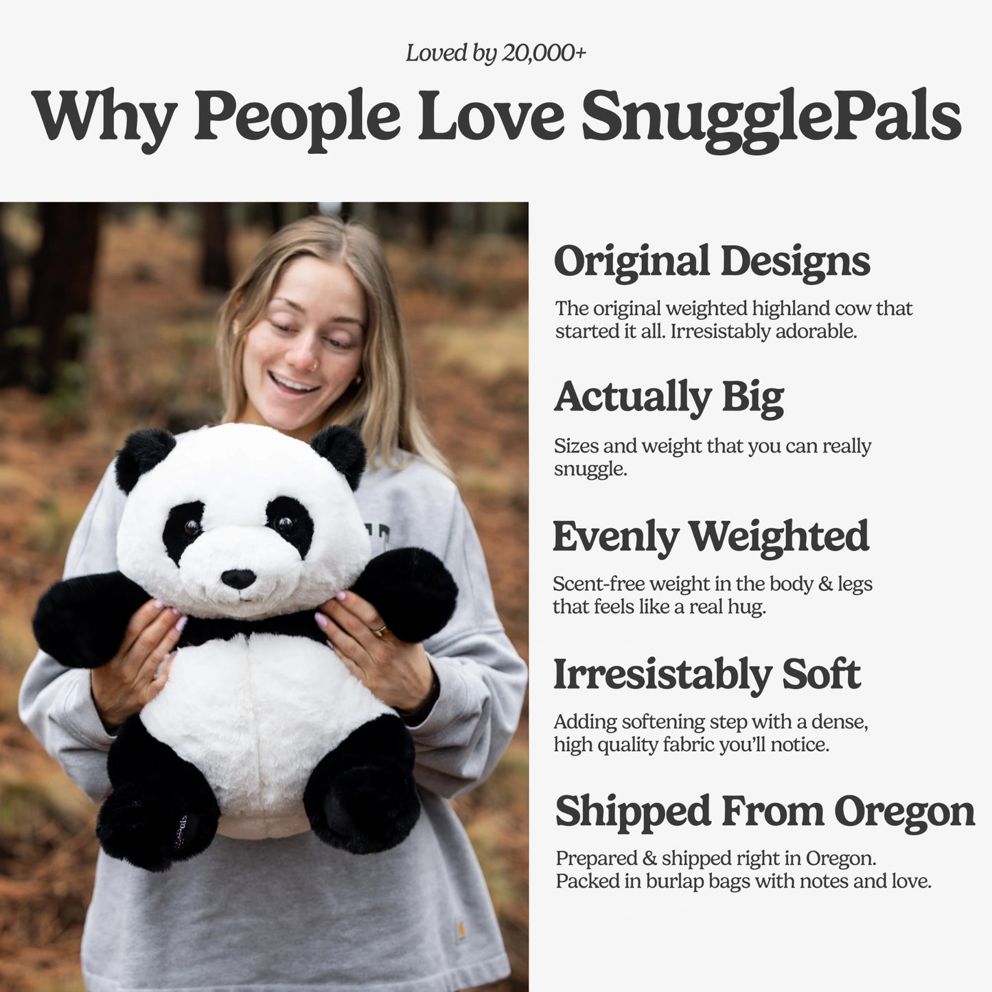 Jumbo Panda SnugglePal