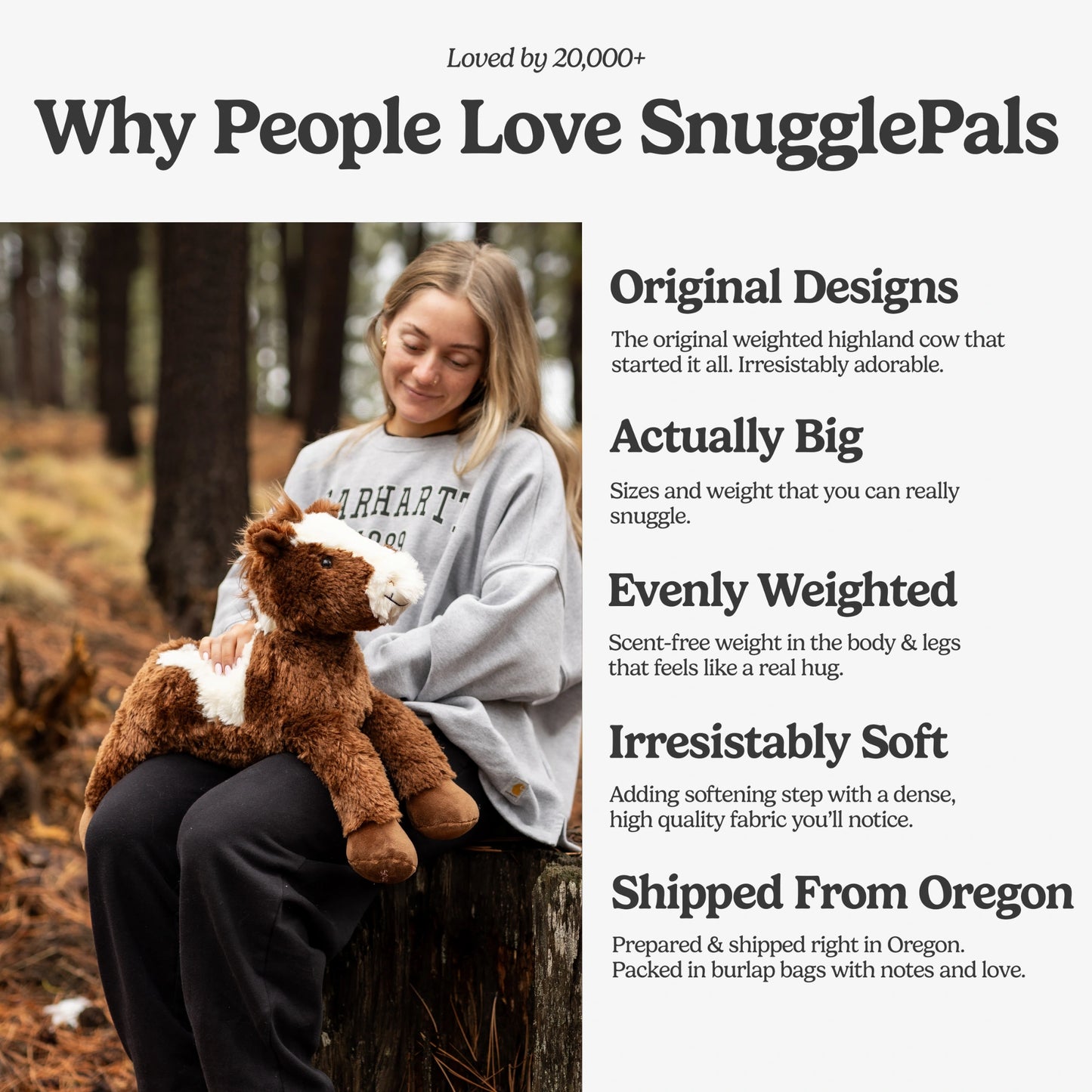 Jumbo Horse SnugglePal