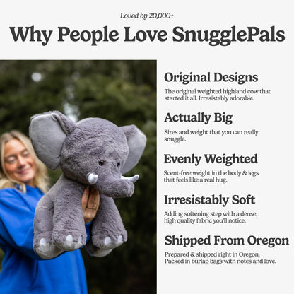 Jumbo Elephant SnugglePal
