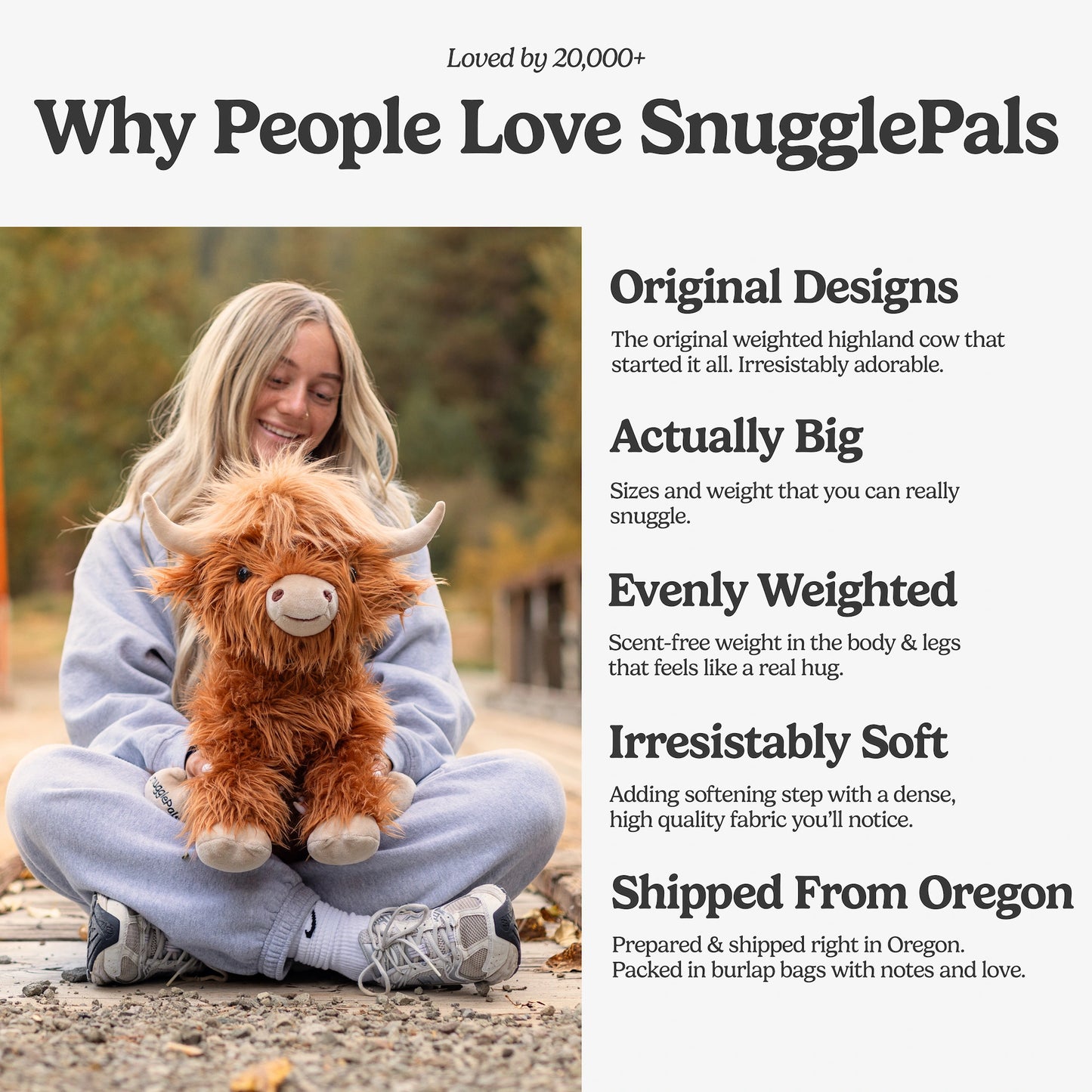 Jumbo Highland Cow SnugglePal