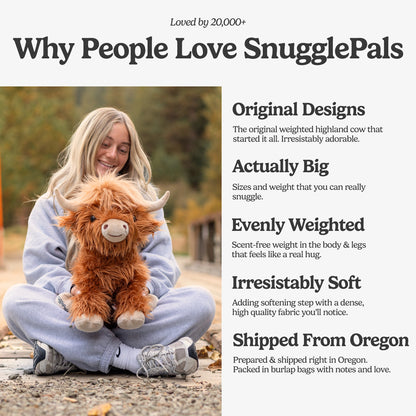 Jumbo Highland Cow SnugglePal