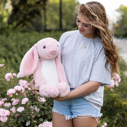 Jumbo Pink Bunny SnugglePal
