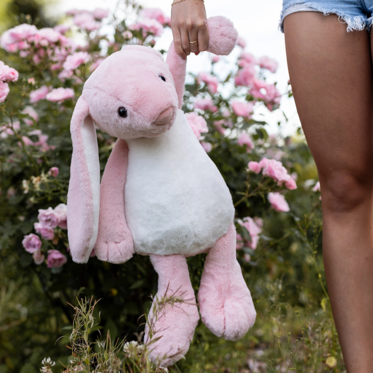 Jumbo Pink Bunny SnugglePal