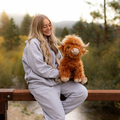 Jumbo Highland Cow SnugglePal