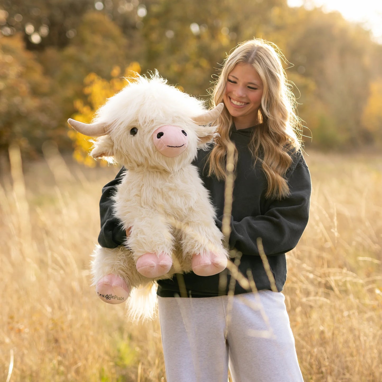 Giant White Highland Cow SnugglePal