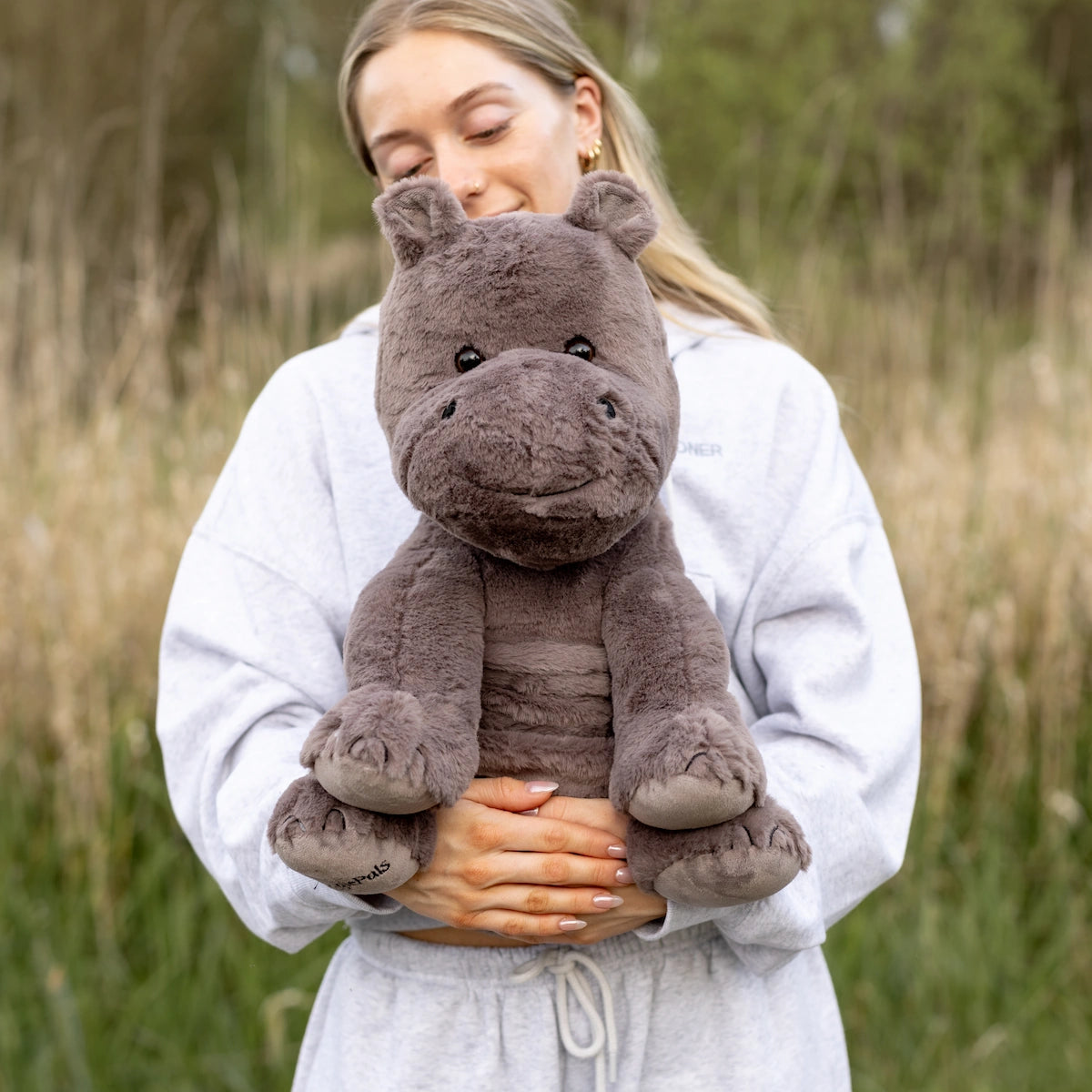 Jumbo Hippo SnugglePal