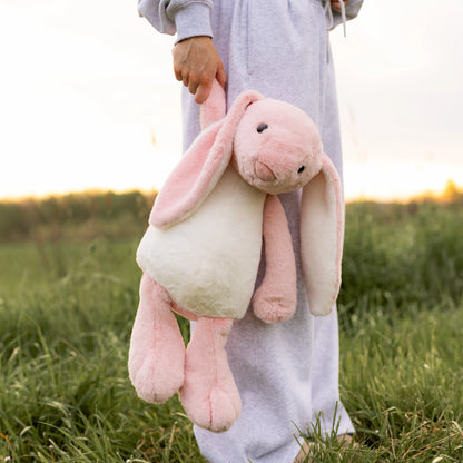 Jumbo Pink Bunny SnugglePal