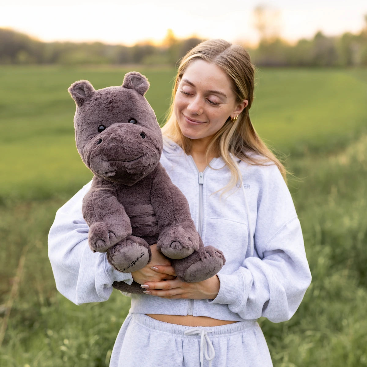 Jumbo Hippo SnugglePal