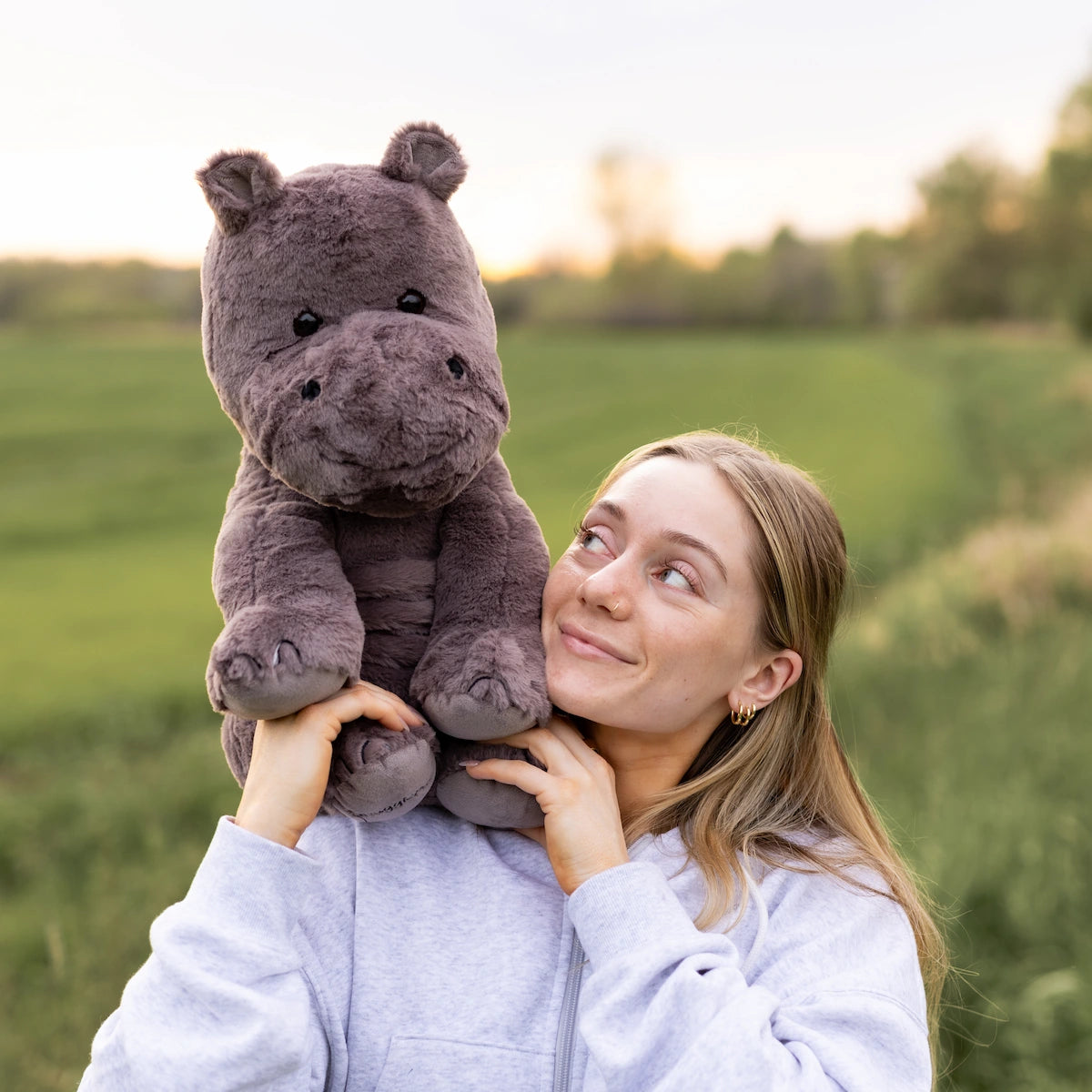 Jumbo Hippo SnugglePal