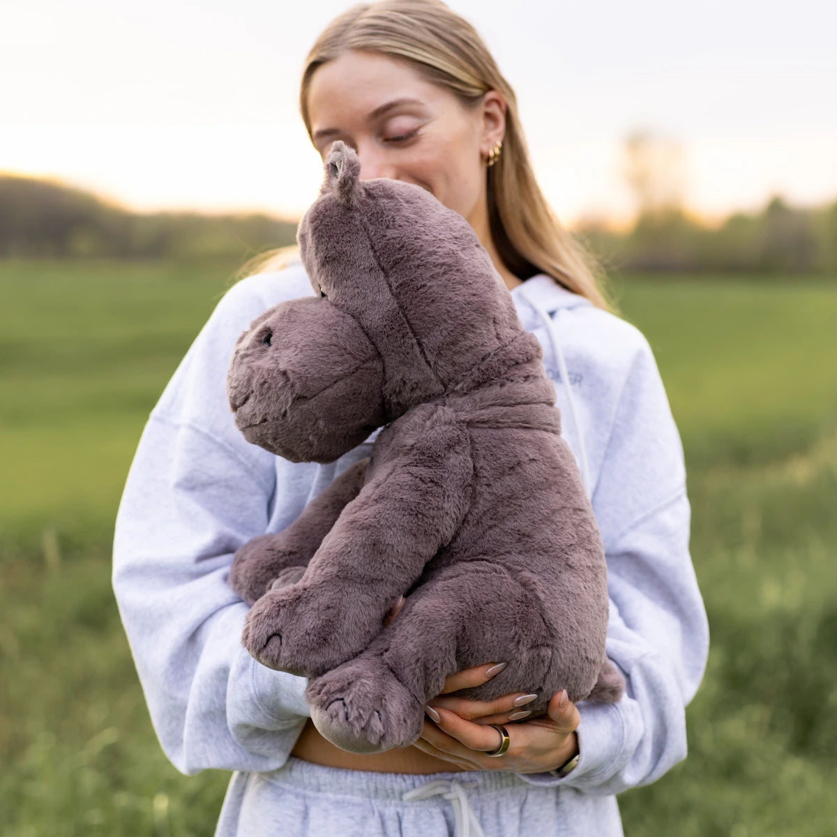 Jumbo Hippo SnugglePal