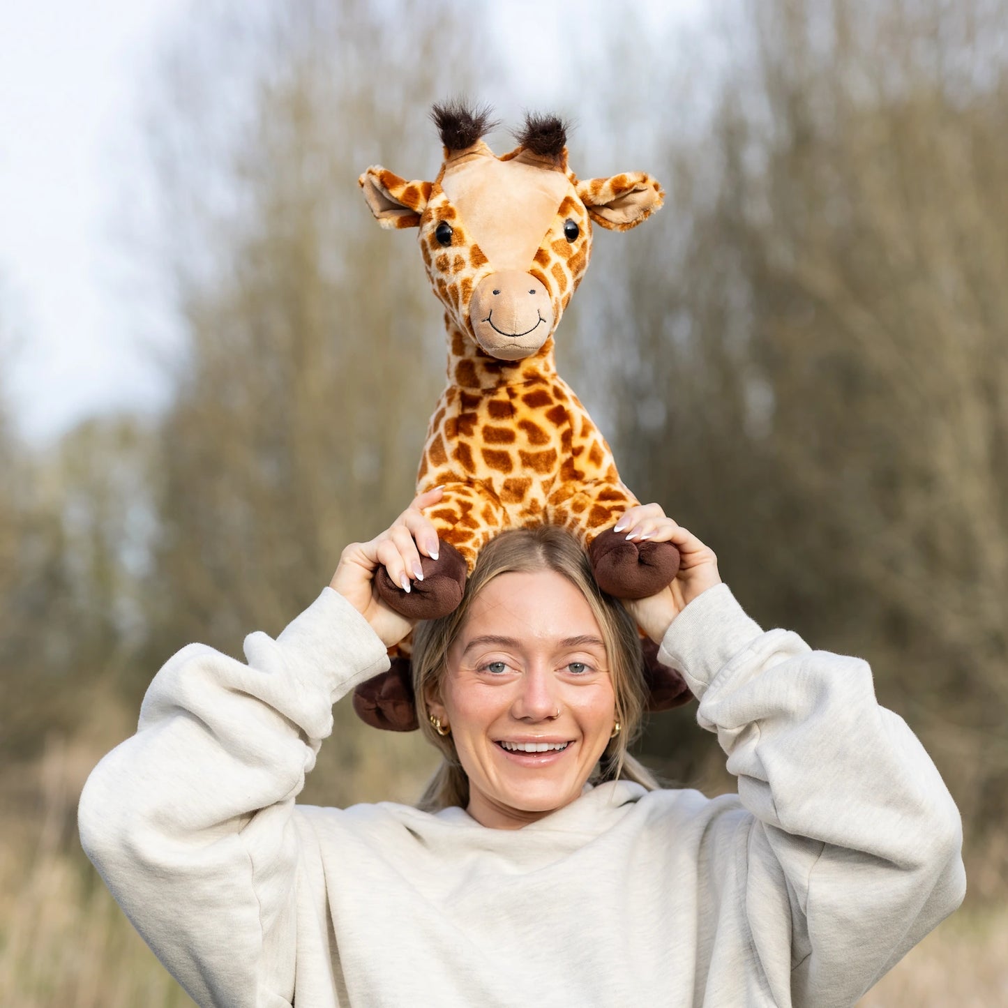 Jumbo Giraffe SnugglePal
